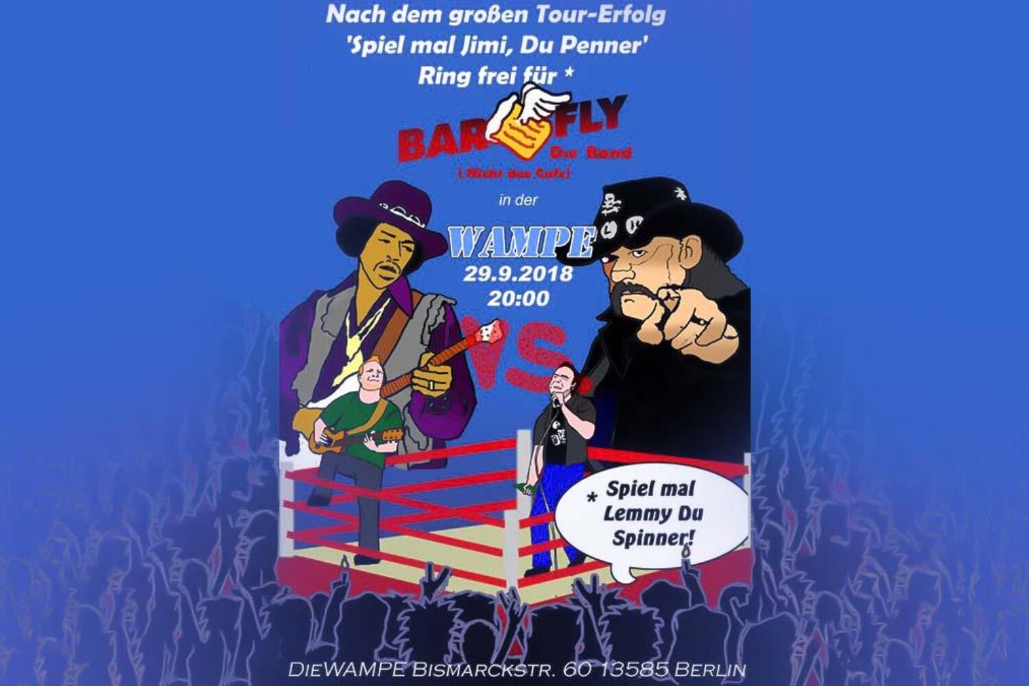 Barfly Konzert in der Wampe