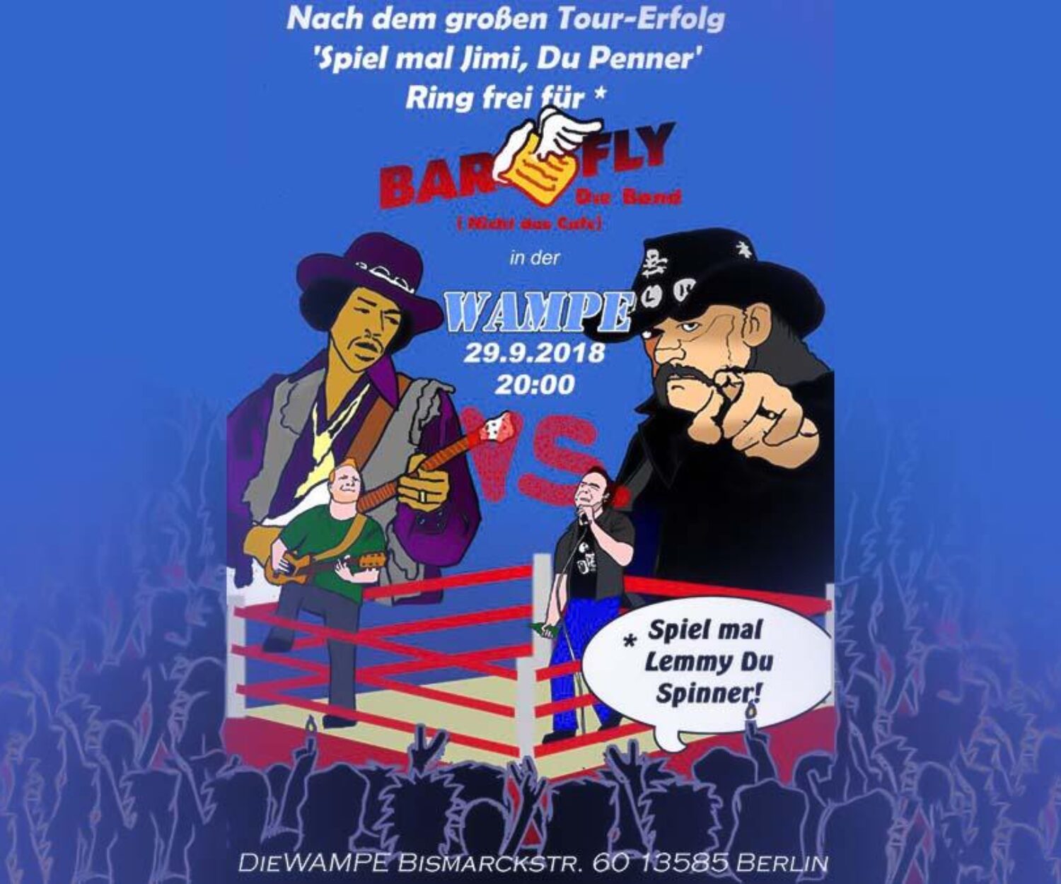 Barfly Konzert in der Wampe