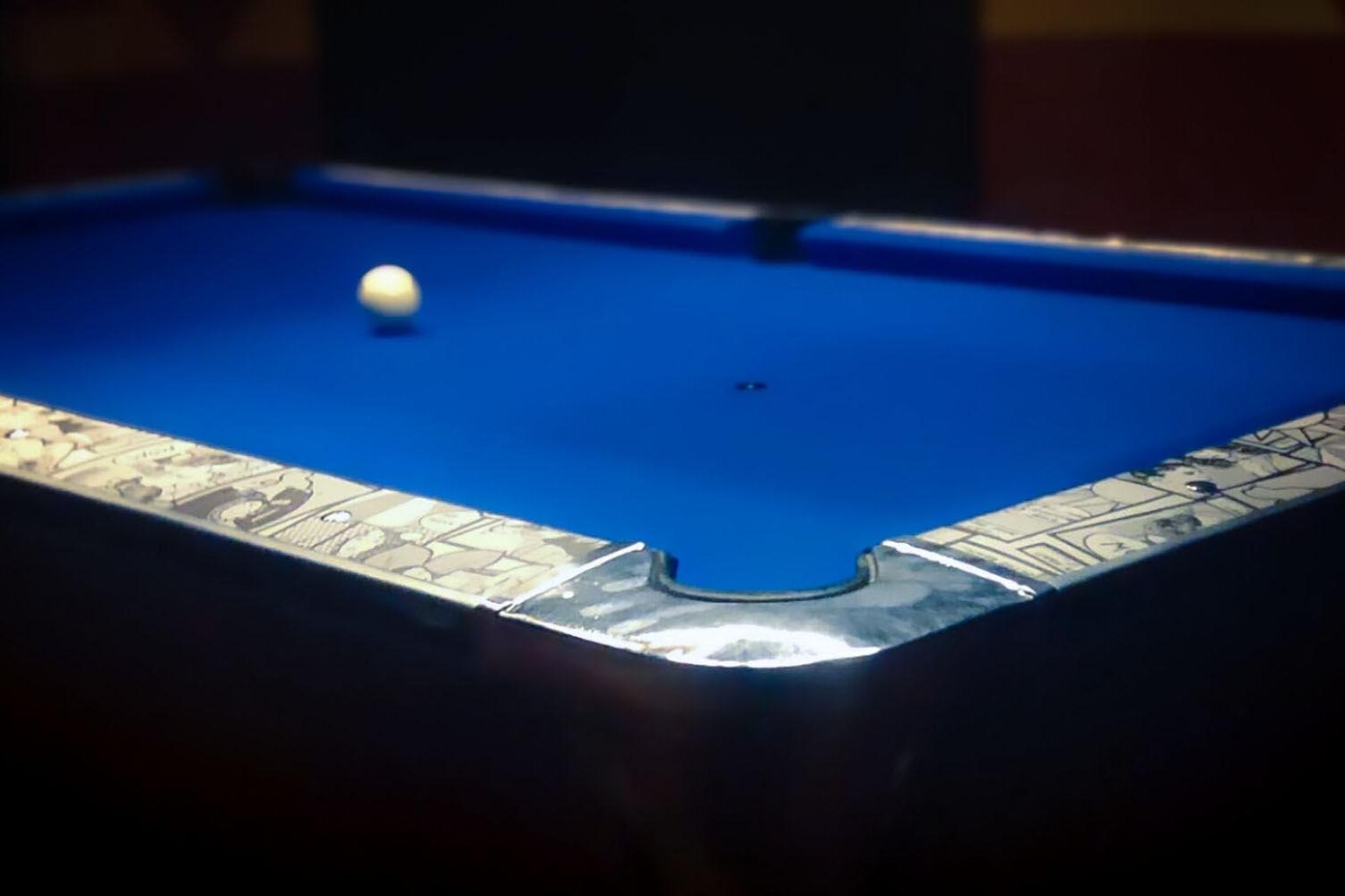 Pool Billard in der Wampe