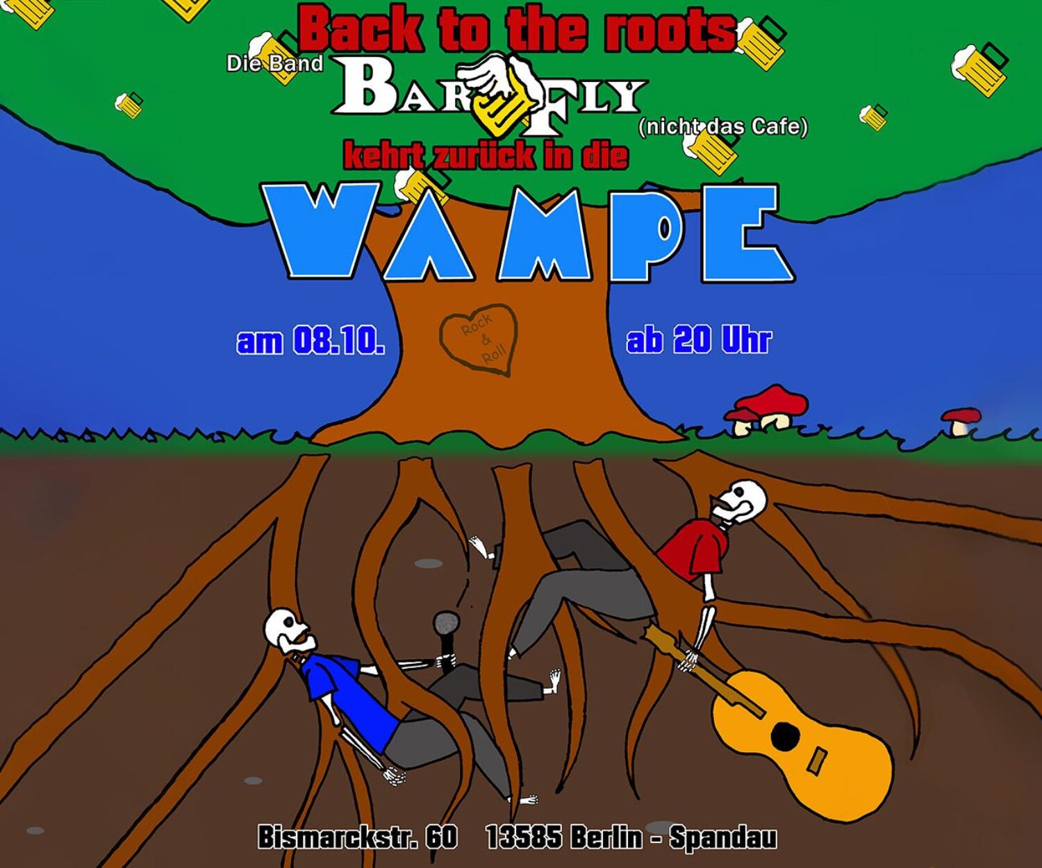 Back2Roots Konzert Wampe