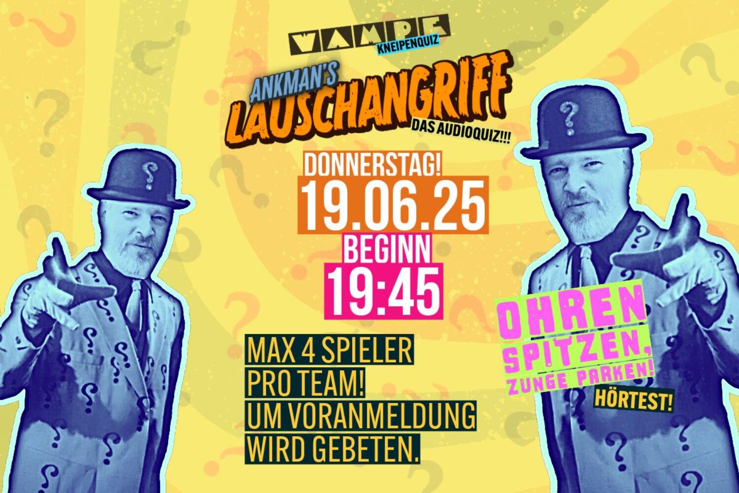 Kneipenquiz in Spandau. Quiznight. Audoiquiz.