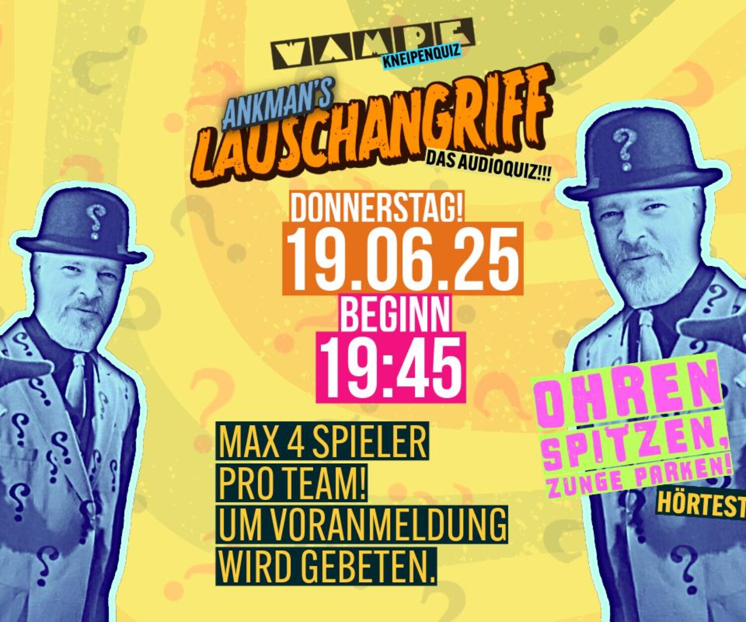 Kneipenquiz in Spandau. Quiznight. Audoiquiz.