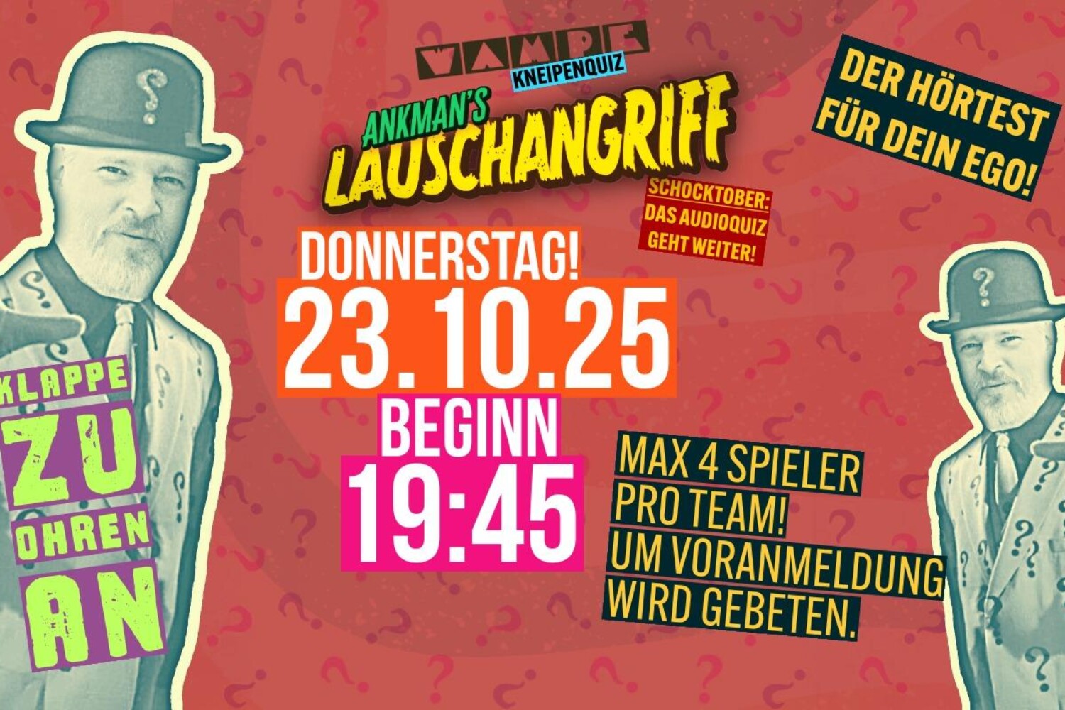 Kneipenquiz in Spandau. Quiznight. Audoiquiz.