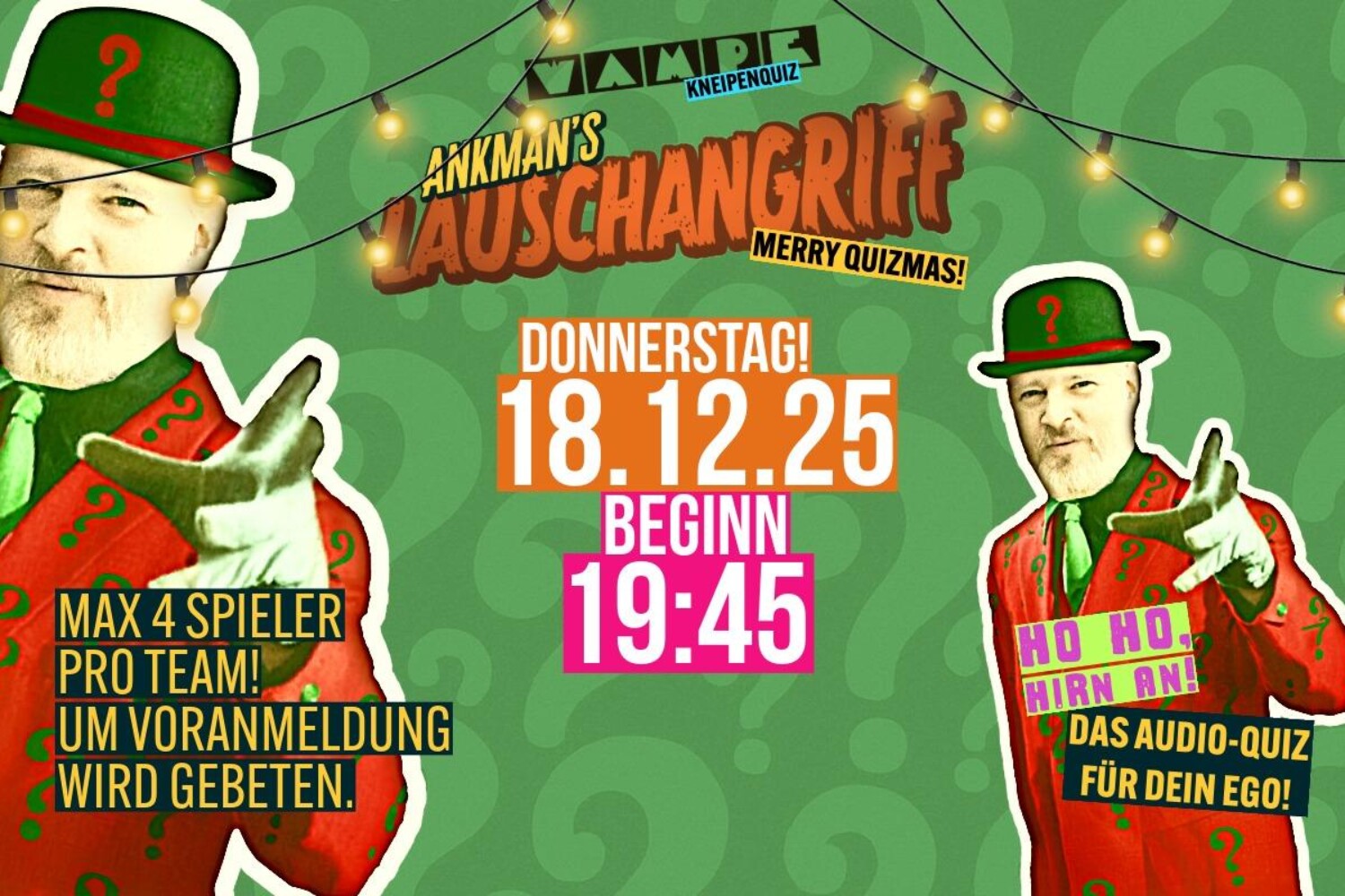 Kneipenquiz in Spandau. Quiznight. Audoiquiz.