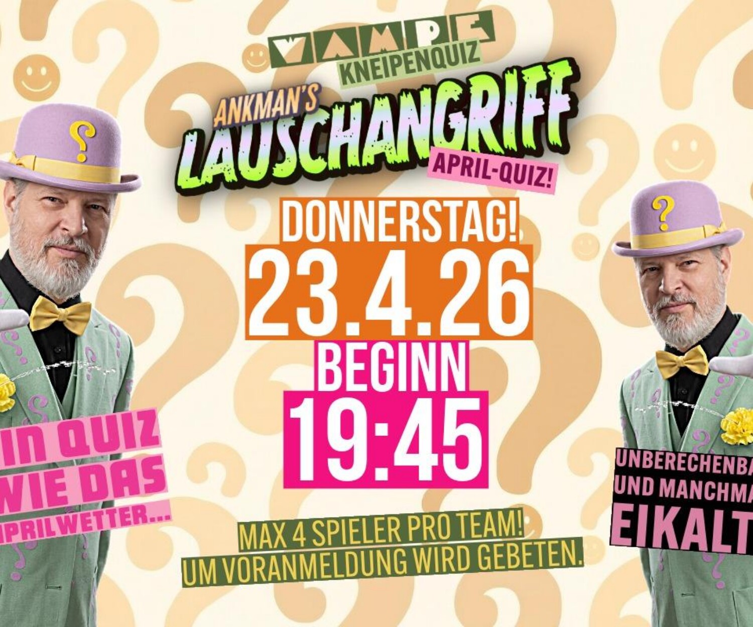 Kneipenquiz Spandau April