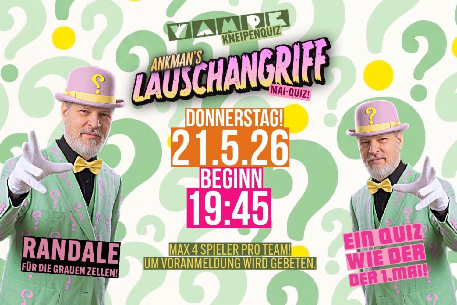 Kneipenquiz Spandau Mai