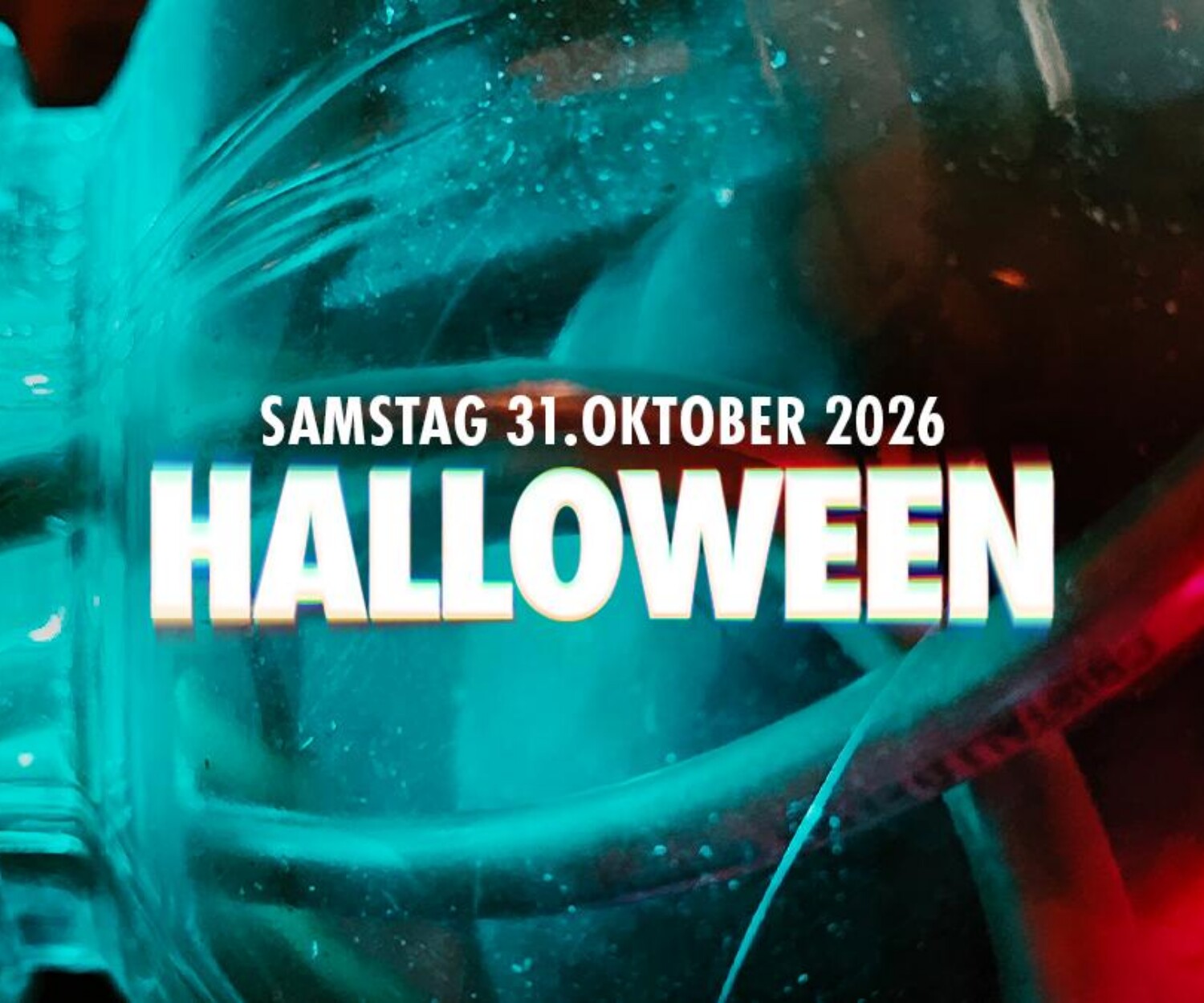 Ankündigungsbild für die Halloween-Party in der Wampe am Samstag, 31. Oktober 2026 unter dem Motto „Pass auf, was du dir wünschst…